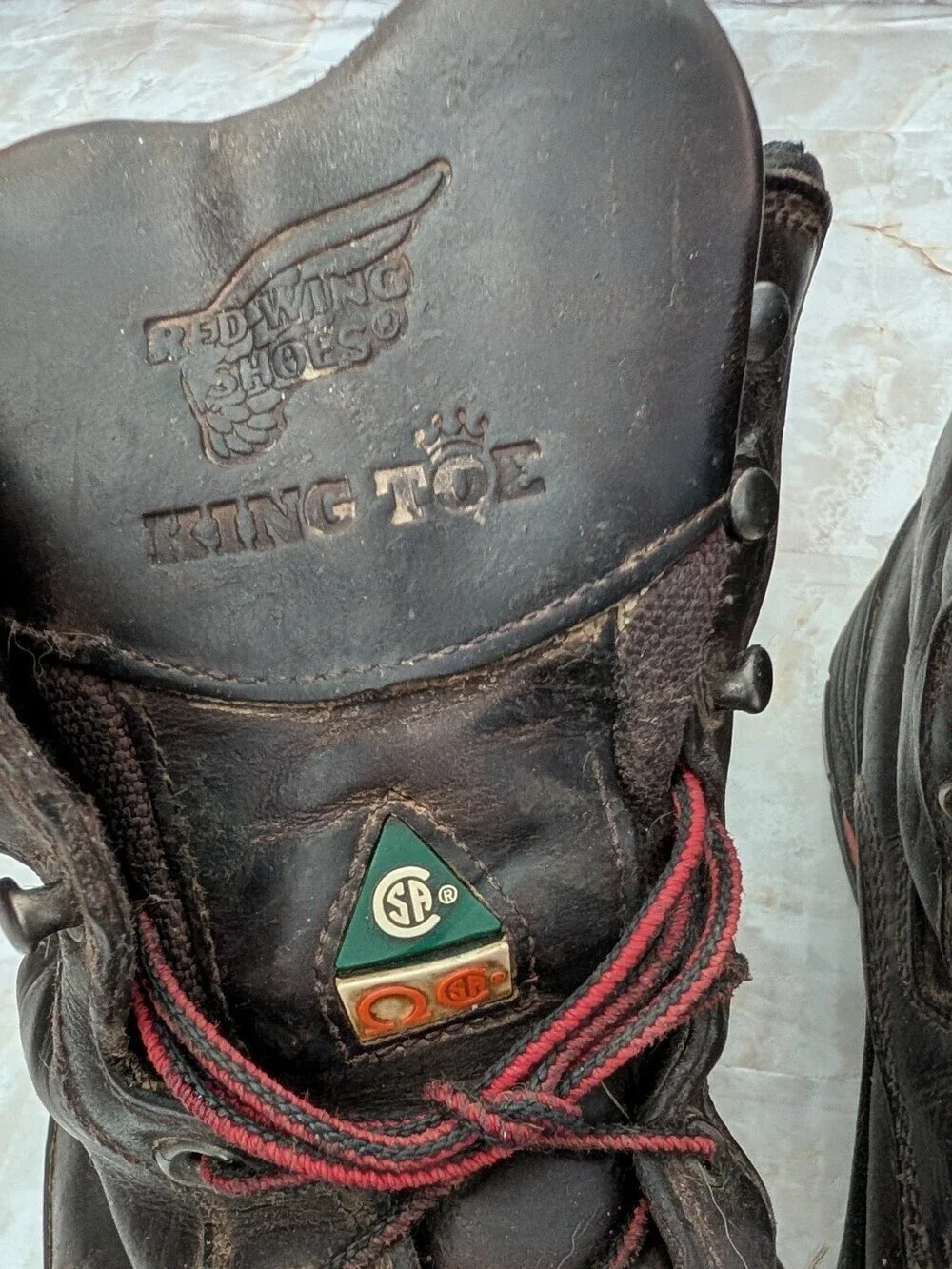 Red Wing King Toe Work Leather Boots Sz 10.5 D